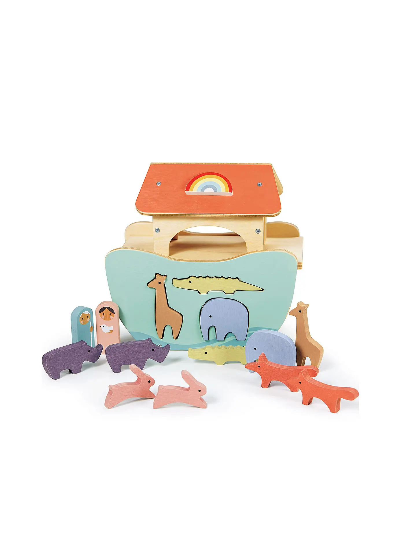 TENDER LEAF TOYS | Kleines Steckspiel Arche Noah | 